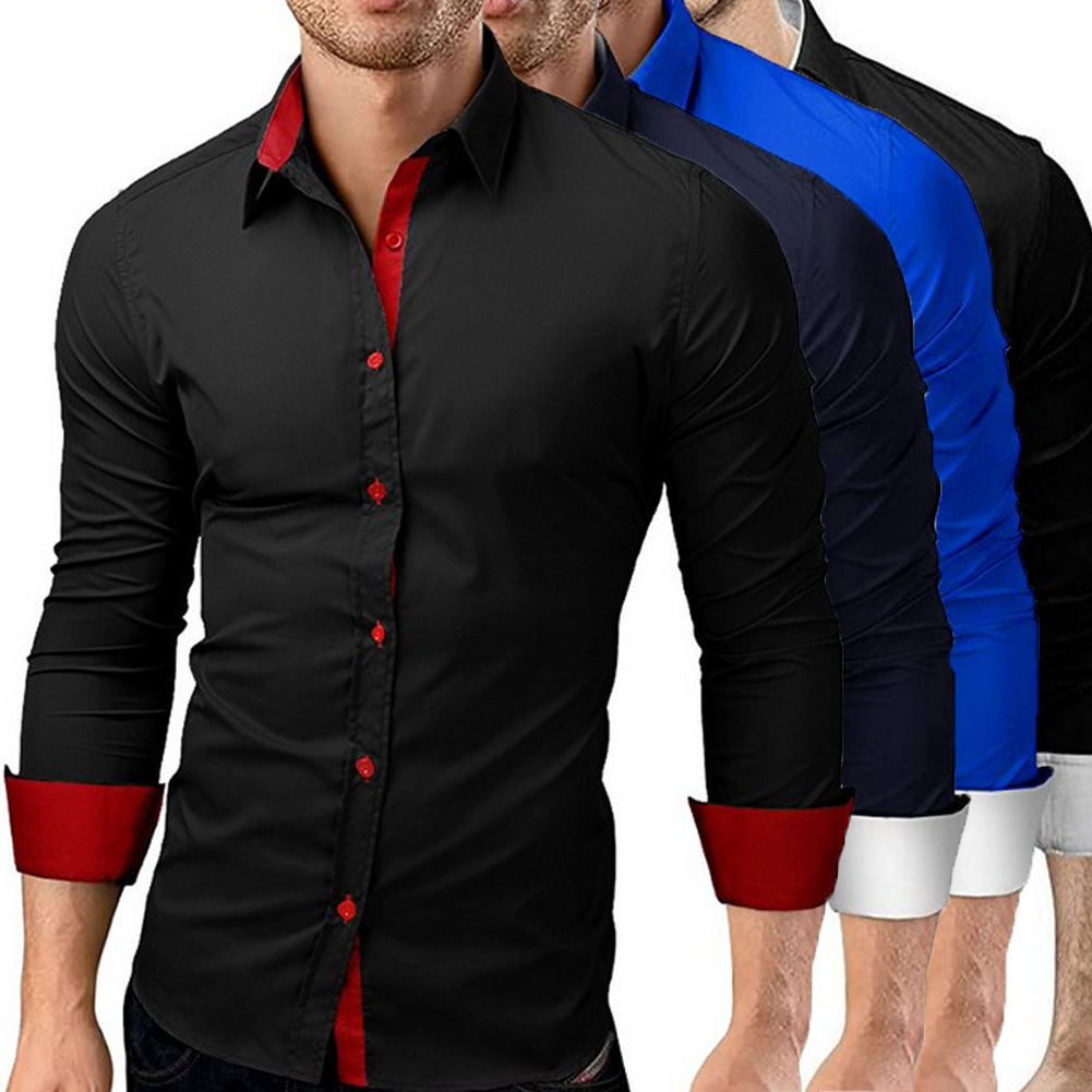 Mens modern fit dress shirts