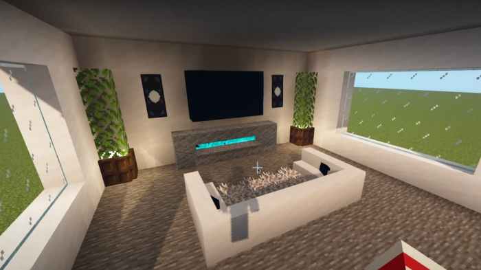 How do i decorate my room in minecraft