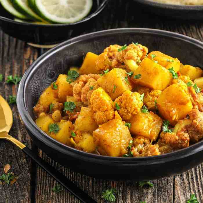 Gobi matar aloo cauliflower curry peas suggestions