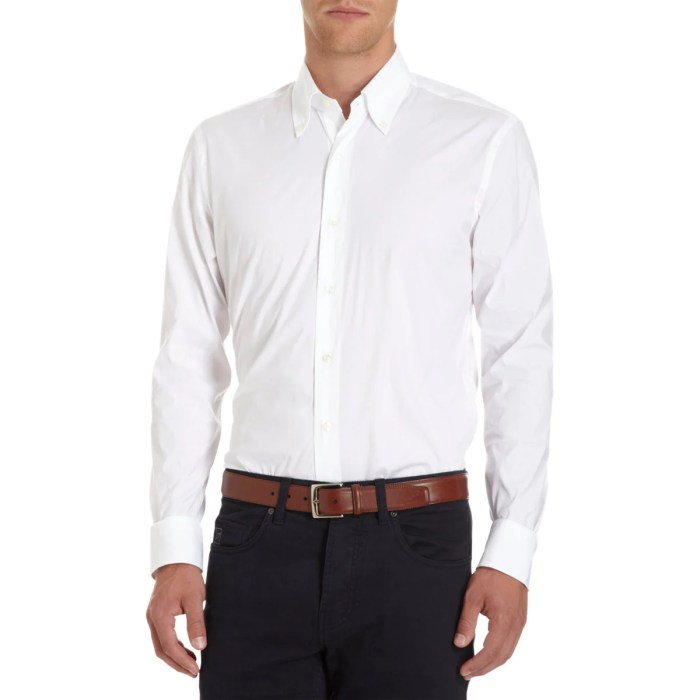 Mens button down collar dress shirts