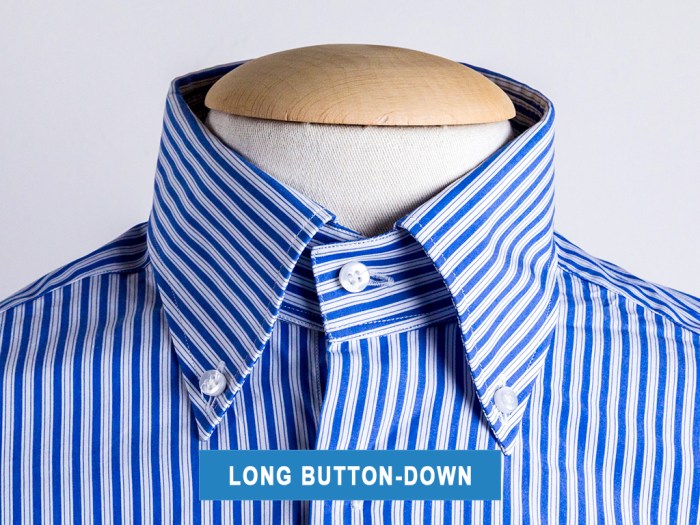 Mens button down collar dress shirts