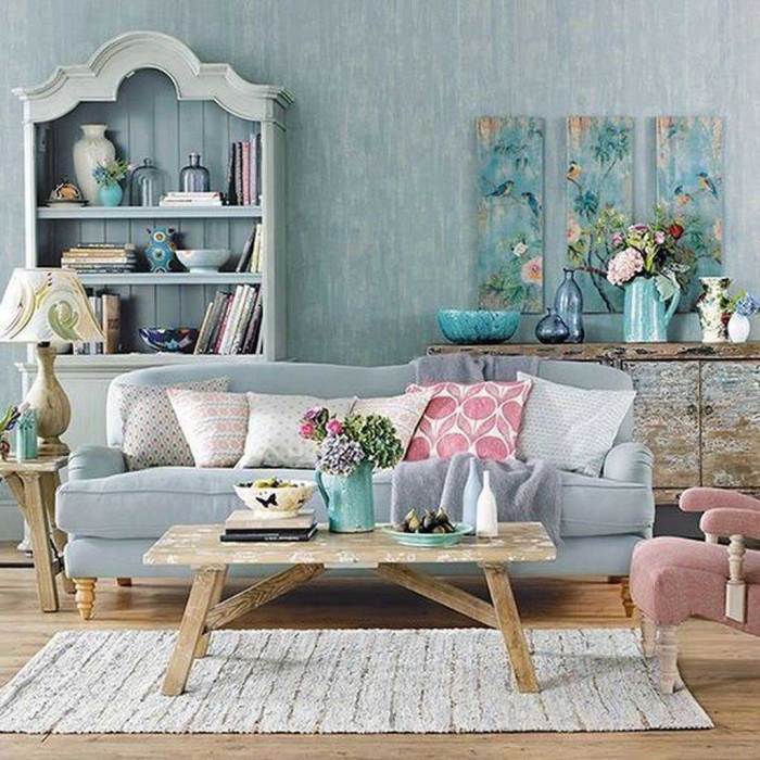 How to decorate a room vintage style