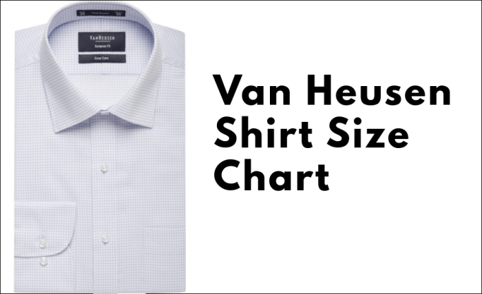 Mens dress shirt sizes van heusen